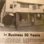 Chatman Funeral Home at Cherry Tree. Logan Banner clipping courtesy of Dwight Williamson. Chatman Funeral Home at Cherry Tree, Logan County, WV