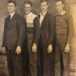 Circa mid 1930s, Oscar Sansom, Mosco Sansom, Mason Sanson, and Ora Samson, Logan County, WV
