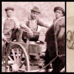 Circa 1919, Roscoe C. Vance, William McKinley Grimmett, and Austin Grimmett, Bruno, Logan County, West Virginia