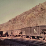 1976 Coal Cars at Omar courtesy of Bob Piros. Omar, WV