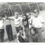 Mrs. Hutchinson, teacher (not shown). E Hager, Scott Maynard, Terry Robinett, John Cooper, Glen Sparilding, Billy Ruggles, Terry ?. Photo courtesy of Jane Kelley. Please leave a comment to correct the any of the names. Earling Grade School 1961-62 , Logan County, WV