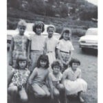 Mrs. Hutchinson, teacher (not shown). Donna Caldwell, Brenda Debta, Mary Blankenship, and Josephine Lamber. Photo courtesy of Jane Kelley. Please leave a comment to correct the any of the names. Earling Grade School 1961-62 , Logan County, WV