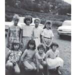 Mrs. Hutchinson, teacher (not shown). Donna Caldwell, Brenda Debta, Mary Blankenship, and Josephine Lamber. Photo courtesy of Jane Kelley. Please leave a comment to correct the any of the names. Earling Grade School 1961-62 , Logan County, WV
