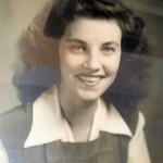 A 1940s or 50s photo of Emma Louise Meadows Doss, Logan County, WV. She passed away in 2015.