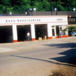 Esso Service Station, Omar, WV courtesy of Dewey Stepp. Image 1650. 1950s Esso Service Station, Omar, WV