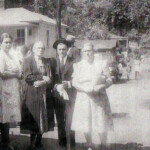 Early 50s. Guy Gore Swinging Bridge at Cherry Tree. Early 50s. Guy Gore Swinging Bridge at Cherry Tree, Logan County, WV.