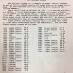 The Hartman Trophy is in memory of Homer Hartman. He was a Logan Junior High honor student and all around killed in 1957. Clipping courtesy of Dwight Williamson. The Hartman Trophy, Logan, WV