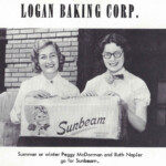 1955 LHS Yearbook Ad LHS 1955 Peggy McDorman and Ruth Napier, Logan Baking Corp. Ad, Logan, WV