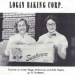 1955 LHS Yearbook Ad LHS 1955 Peggy McDorman and Ruth Napier, Logan Baking Corp. Ad, Logan, WV