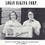 1955 LHS Yearbook Ad LHS 1955 Peggy McDorman and Ruth Napier, Logan Baking Corp. Ad, Logan, WV