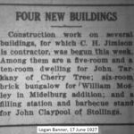 Clipping courtesy of Brandon Ray Kirk. Logan Banner, 17 June 1927 clipping