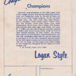 Logan Civic Little League Teams Booklet courtesy of Herb Harvey. Logan Civic Little League 1965