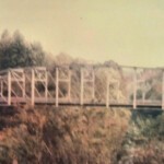 1976 bridge near the Omar Coal Company Mine courtesy of Bob Piros. Omar, WV