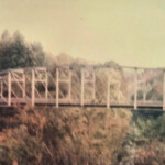1976 bridge near the Omar Coal Company Mine courtesy of Bob Piros. Omar, WV