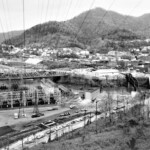 Logan, WV view after the Power Plant was torn down about 1966 courtesy of Danny Kennedy. Image 71646. Logan, WV view after the Power Plant was torn down circa 1966