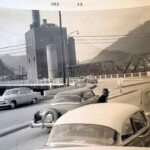 Logan boulevard and power plant, December 1955 courtesy of Dwight Williamson. Image 1672. Photo of the Logan boulevard and power plant, December 1955, Logan, WV.