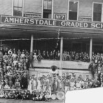 Mid 1920s Amherstdale School, Logan County, WV courtesy of Lynn Skaggs Davis. Mid 1920s Amherstdale School, Logan County, WV