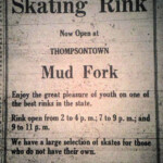 1925 Logan Banner Mud Fork Skating Rink ad courtesy of Brandon Ray Kirk. Mud Fork, Logan County, WV