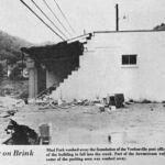 Verdunville Post Office damaged by high water, Logan Banner, Aug. 18, 1977. Clipping courtesy of Mark Edward Jones. Image 899. Verdunville Post Office damaged by high water, Logan County, WV, Aug. 18, 1977