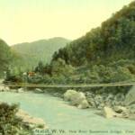 New River Suspension Bridge WV New River Suspension Bridge