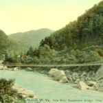 New River Suspension Bridge WV New River Suspension Bridge