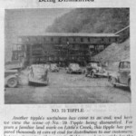 Little Creek No. 19 Tipple being dismantled. Clipping from the a 1949 edition of the Omar Safety News courtesy of Ralph Mcneely. Little Creek No. 19 Tipple, Logan County, WV