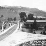 Old and New Covered Bridge Cheat River, Dawson Camp, WV Old and New Covered Bridge Cheat River, Dawson Camp, WV