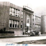 Omar Jr. High School courtesy of Diana Ellis. Ref. image 16701. Omar Jr. High, Omar, Logan County, WV
