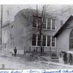 Omar School and Omar Community Church courtesy of Diana Ellis. Ref. image 16999. Omar School and Omar Community Church, Omar, Logan County, WV.