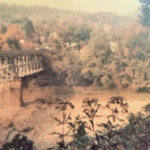 1976 view of the Pecks Mill Bridge looking toward Pecks Mill. Photo courtesy of Bob Piros. Pecks Mill Bridge, Logan County, WV