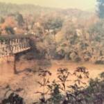 1976 view of the Pecks Mill Bridge looking toward Pecks Mill. Photo courtesy of Bob Piros. Pecks Mill Bridge, Logan County, WV