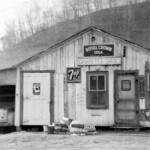 Pete and Garnet (Sanders) Garrett store on Garrett Fork, Logan County, WV