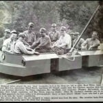 Sharples, Logan County, WV Sept. 1948 - Shop men build underground jeep courtesy of Becky Lee Lane. Image 6849. Sharples, Logan County, WV Sept. 1948 - Shop men build underground jeep