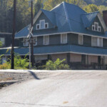 The old Club House at Omar, WV. It was later called the old Doctor's House. Dr. Moore had a practice there. This 1990s photo courtesy of Henry Ball. Omar, WV