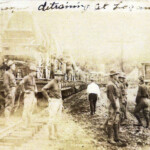 Sept. 3, 1921 troops detraining at Logan courtesy of Jack Browning. Ref. Image 861248. Sept. 3, 1921 troops detraining at Logan, WV