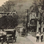Troops leaving Logan, WV for Henlawson during the Battle of Blair Mountain. Mercy Hospital is on the right. Courtesy of Bill Lamont. Image 192145. Troops leaving Logan, WV for Henlawson during the Battle of Blair Mountain.