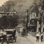 Troops leaving Logan, WV for Henlawson during the Battle of Blair Mountain. Mercy Hospital is on the right. Courtesy of Bill Lamont. Image 192145. Troops leaving Logan, WV for Henlawson during the Battle of Blair Mountain.