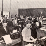 Typing class at Logan High School in 1941 courtesy of Dylan Vidovich. Logan High School, Logan, WV