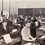 Typing class at Logan High School in 1941 courtesy of Dylan Vidovich. Logan High School, Logan, WV