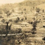 View of east Rainelle, WV postcard. Rainelle, WV