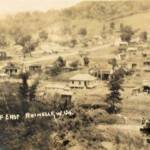 View of east Rainelle, WV postcard. Rainelle, WV