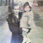 Helen Barath and Audrey Augustine - about 1943 in Cherry Tree, Logan County, WV