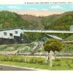 Logan County tipple at Earling. The tree is a Catalpa (cigar) tree. A special thanks to Larry McClellan for providing the location of this tipple. Logan County Tipple