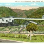 Logan County tipple at Earling. The tree is a Catalpa (cigar) tree. A special thanks to Larry McClellan for providing the location of this tipple. Logan County Tipple