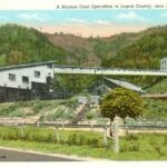 Logan County tipple at Earling. The tree is a Catalpa (cigar) tree. A special thanks to Larry McClellan for providing the location of this tipple. Logan County Tipple