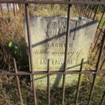 “Ann Lawson, wife of Anthony Lawson, of Logan County, VA., who was born in the parish of Longhorsby, in the county Northumberland, England on the 17th day of March A.D. 1783. Murdered on the night of the 17th of December, 1847 by two of her slaves.” Anthony Lawson donated the land for the courthouse. Anthony Lawson III died in 1846 of cholera at the age of 67. Ann Lawson (1783-1847)