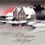 Antique New Year Postcard