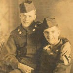 Bernie Dingess (on the right) killed in Korea