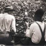 Miners at a machine gun nest at Blair after the Battle of Blair Mt. <br />Photo courtesy of Kenny King via Emmett Ray Adkins. Battle of Blair Mountain