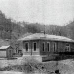 Old Blair Train Depot <br /> Courtesy of Emmett Ray Adkins. Blair, WV Train Depot
